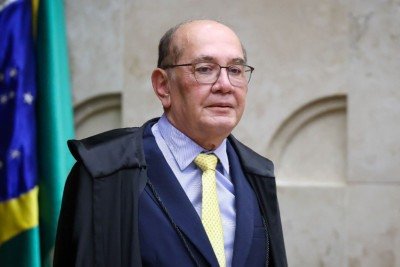 Gilmar Mendes chama Andr&eacute; Mendon&ccedil;a de &lsquo;pixuleco&rsquo; e &lsquo;boneco eleitoral&rsquo; -  (crédito: Foto: Gustavo Moreno/STF)