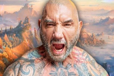 Dave Bautista compartilhou nas redes sociais parte da transformação física para viver o personagem Kratos, de 'God of War' -  (crédito: Reprodução / Instagram)