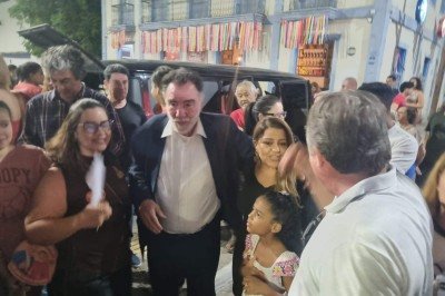 Candidato a govermado pelo PT, Patrus Ananias, evitou falar do escândalo do Banco Master e o STF: 'nao sou juiz'. -  (crédito: Luiz Ribeiro/DA Press)