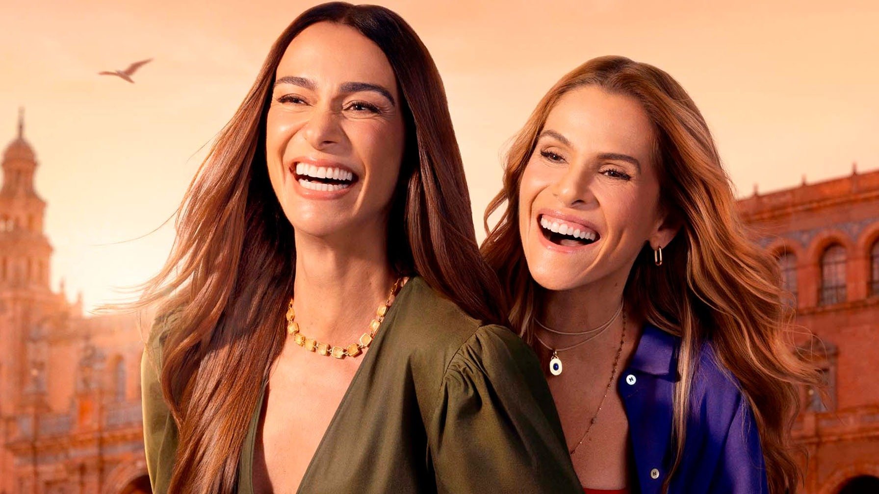 Ingrid Guimar&atilde;es e M&ocirc;nica Martelli em "Minha Melhor Amiga", que conquistou recorde hist&oacute;rico de salas na estreia -  (crédito: Divulga&ccedil;&atilde;o)