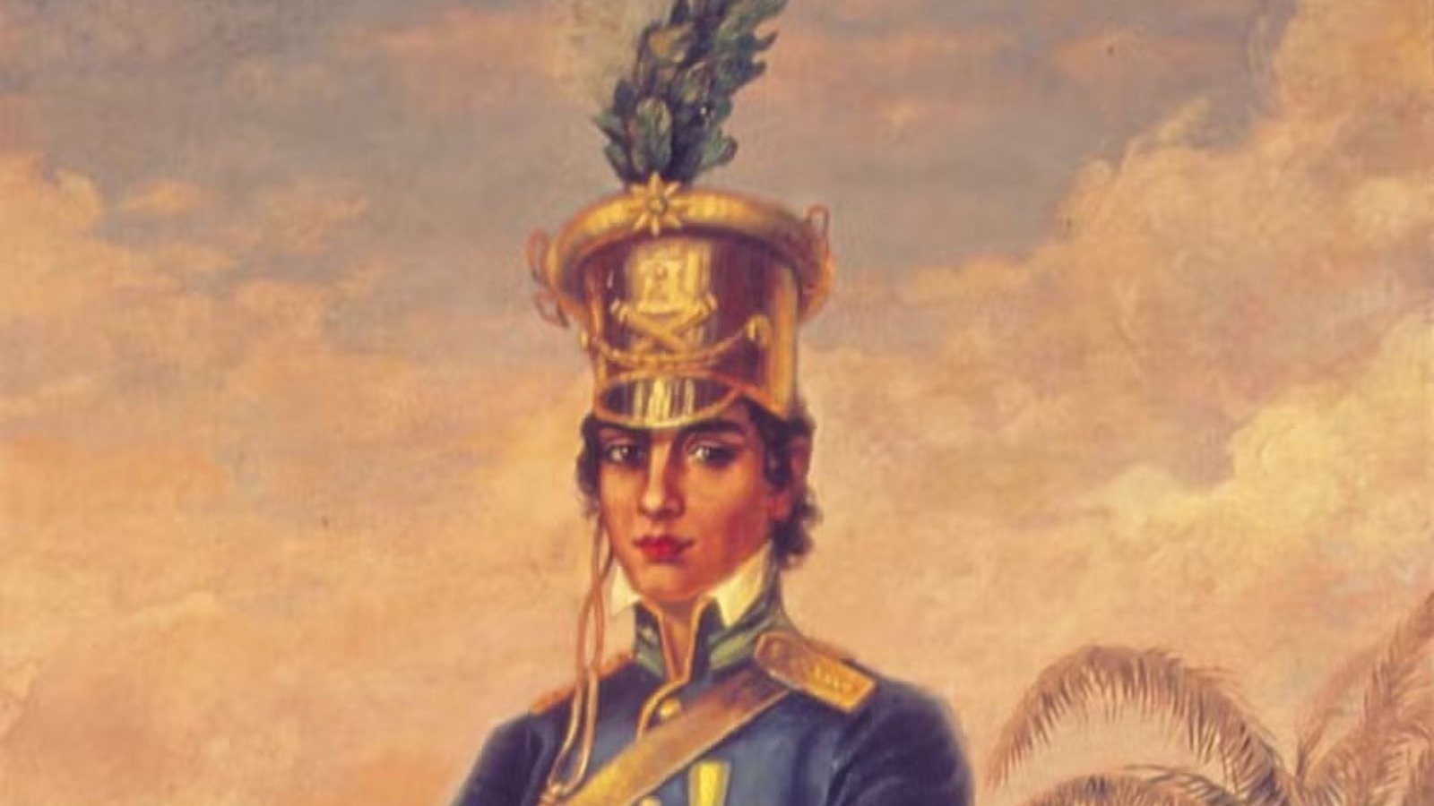 Retrato da hero&iacute;na Maria Quit&eacute;ria, figura chave na Guerra da Independ&ecirc;ncia do Brasil na Bahia, que se disfar&ccedil;ou para lutar -  (crédito: Wikimedia Commons)