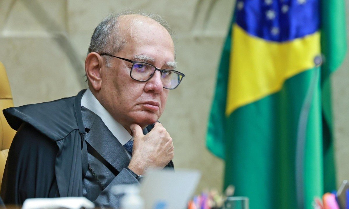 Gilmar Mendes protocolou proposta para proibir policiais e militares como funcionários de gabinetes de ministros do Supremo - (crédito: Fellipe Sampaio/STF)