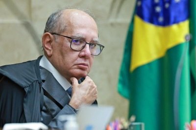 Gilmar Mendes protocolou proposta para proibir policiais e militares como funcion&aacute;rios de gabinetes de ministros do Supremo -  (crédito: Fellipe Sampaio/STF)