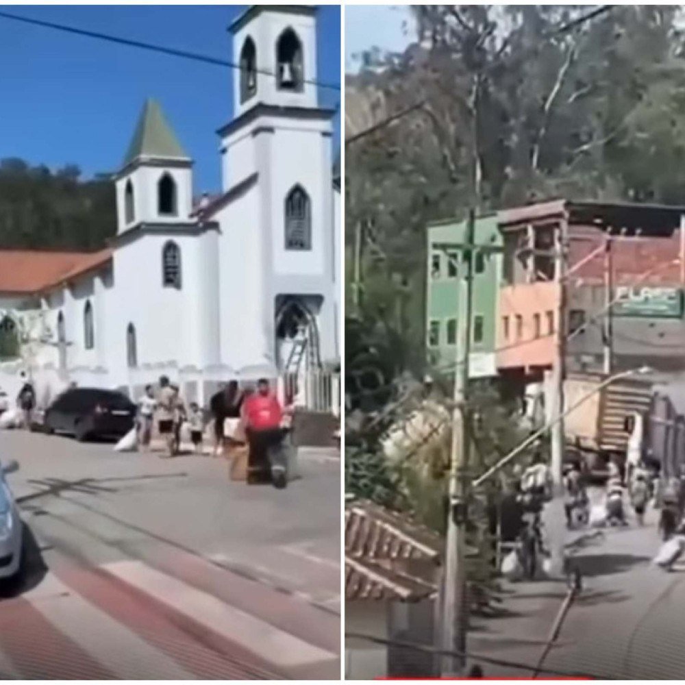 Vídeo: população saqueia carga de eletrônicos após caminhão tombar em MG