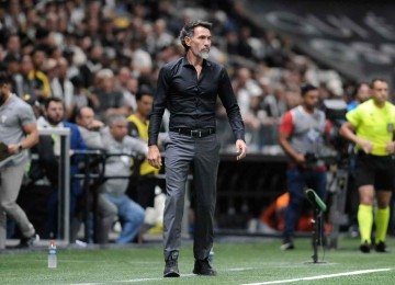 Eduardo Domínguez iniciou o trabalho no Galo em fevereiro deste ano -  (crédito: Alexandre Guzanshe/EM/D.A.Press)