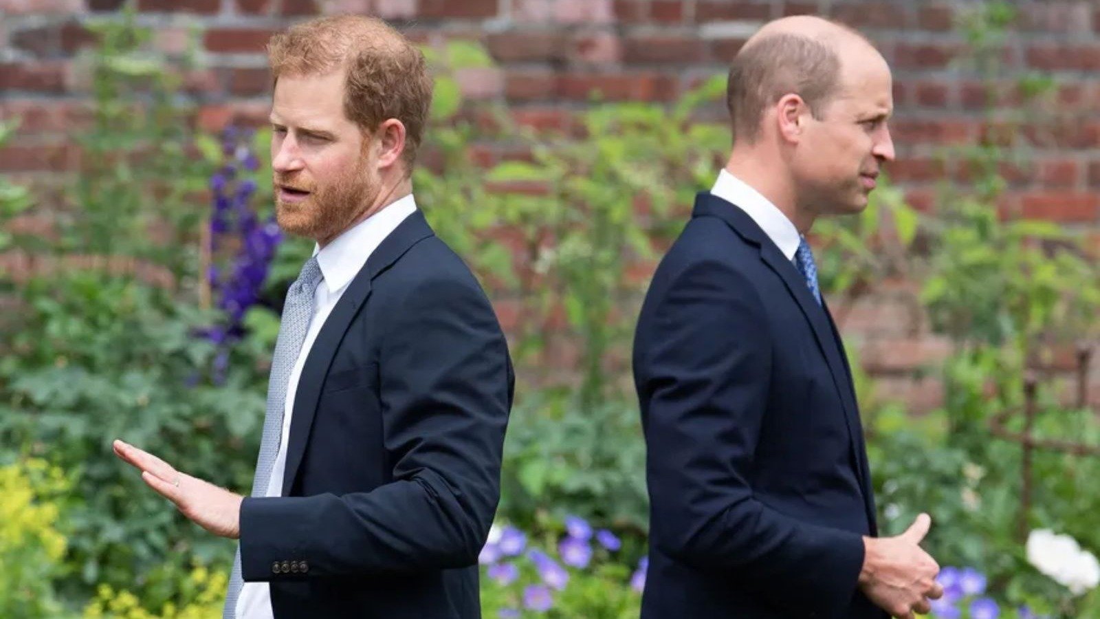 A rela&ccedil;&atilde;o entre Harry e William estaria abalada por um novo projeto cinematogr&aacute;fico sobre a princesa Diana -  (crédito: AFP)