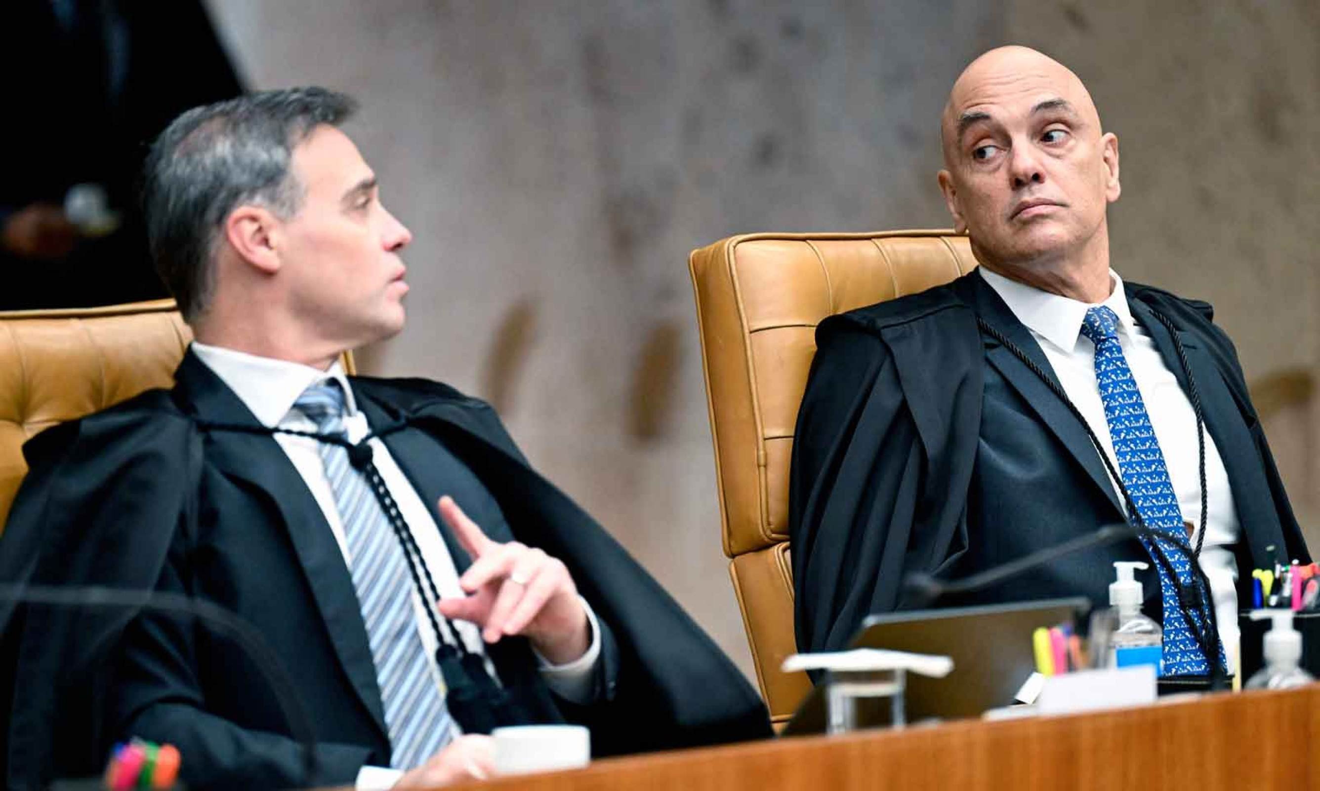 Andr&eacute; Mendon&ccedil;a e Alexandre Mendon&ccedil;a s&atilde;o os protagonistas da crise no STF