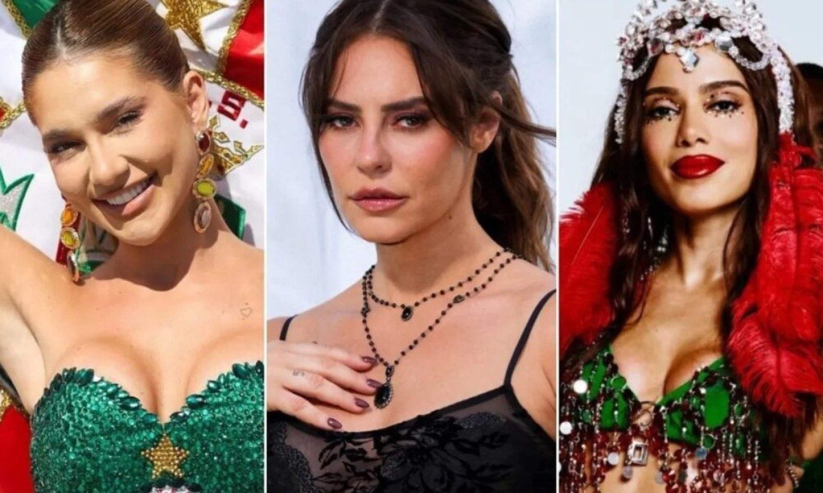 Paolla Oliveira é criticada por fãs de Virginia após elogiar Anitta como rainha da Grande Rio - (crédito: Tupi)