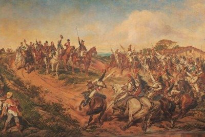 Batalha de São Domingo, quadro que representa a independência do Haiti -  (crédito:  Domínio Público)