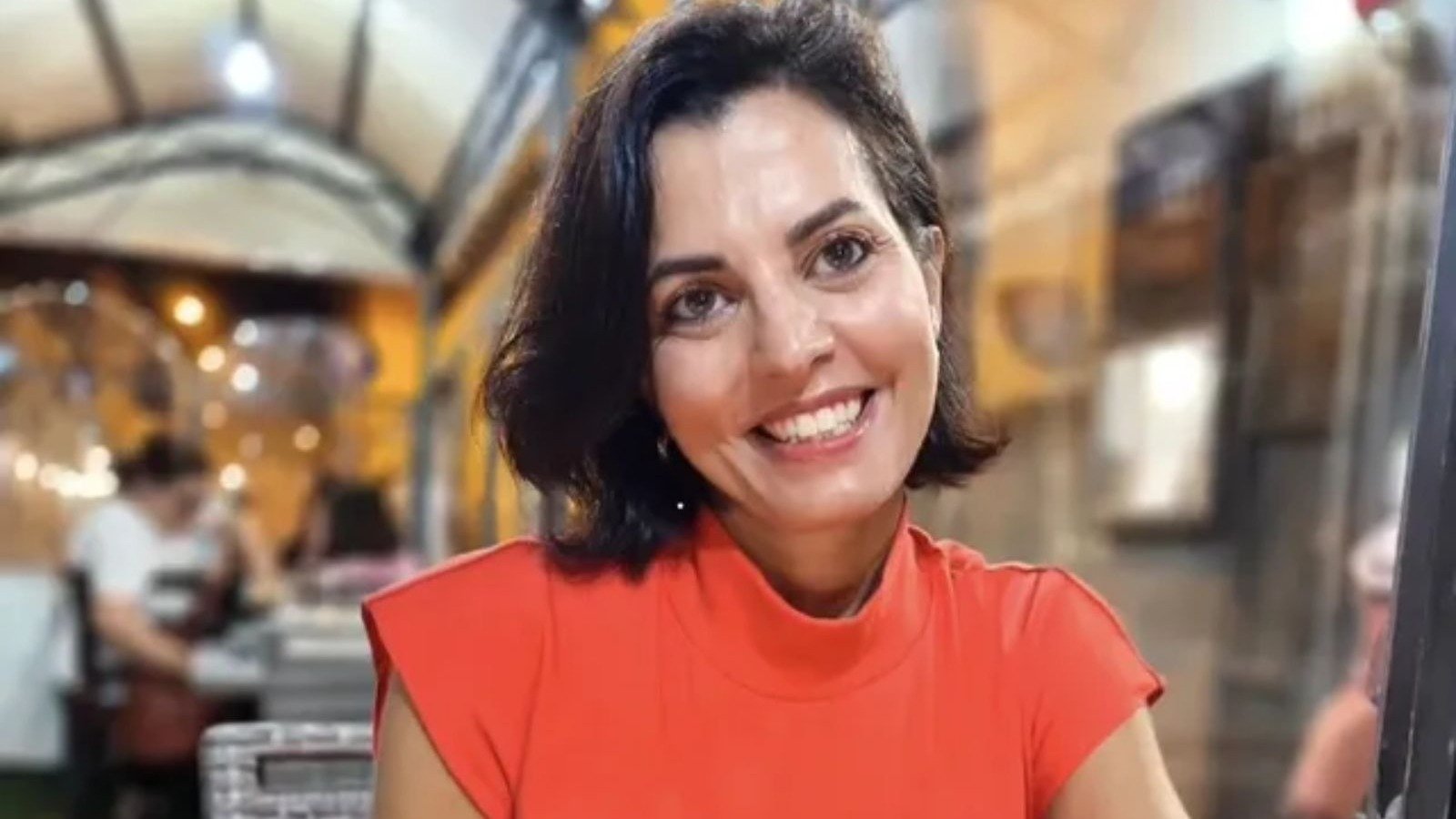 Lorena Isceri em um registro antes de ser sequestrada e morta pelo ex-namorado na It&aacute;lia, um caso de feminic&iacute;dio -  (crédito: Redes sociais)