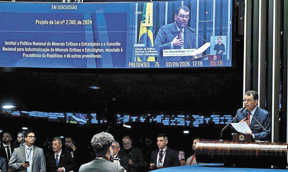 O Senado aprovou, em 2 de setembro, o PL 2.780/2024, de autoria do deputado federal mineiro Zé Silva (Solidariedade-MG), que cria a Política Nacional de Minerais Críticos e Estratégicos -  (crédito: Divulgação)