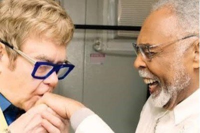 'Você é uma lenda e um homem brilhante. Que lindo te conhecer', disse o britânico em rápida conversa com o tropicalista -  (crédito: Redes sociais/Reprodução)