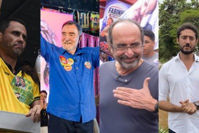 Candidatos participam de entrevistas, encontros e gravações nesta terça-feira (8/9) -  (crédito: Gladyston Rodrigues/EM/D.A. Press | Divulgação Campanha Áurea Carolina | Leandro Couri/Campanha Kalil | Divulgação Campanha Gabriel Azevedo)