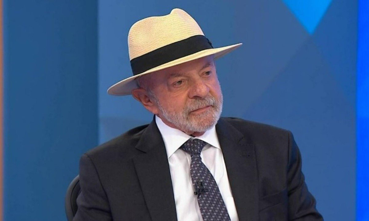 Presidente Lula da Silva  -  (crédito: Reprodução/TV Globo)