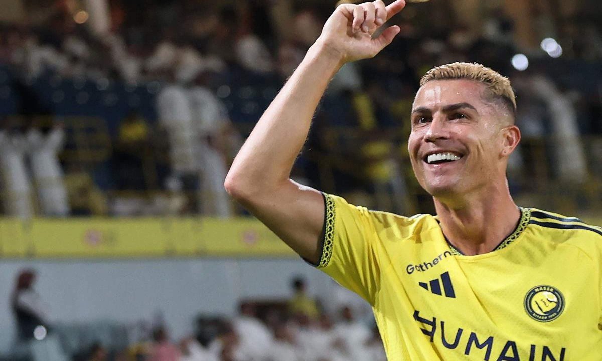 Cristiano Ronaldo marca 979º gol em vitória do Al-Nassr na Liga Saudita - (crédito: No Ataque Internacional)