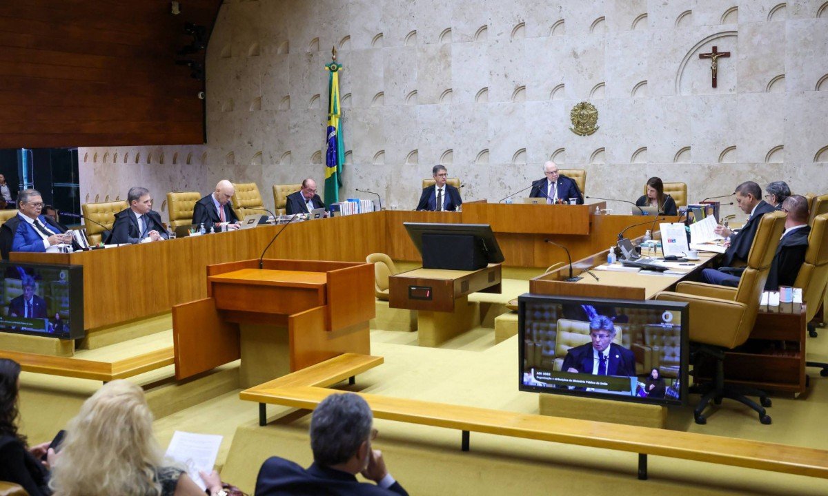 STF tem sessão cancelada em meio à crise - (crédito: Gustavo Moreno/STF)