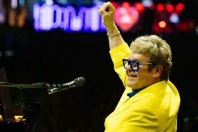 Elton John foi uma das principais atra&ccedil;&otilde;es da atual edi&ccedil;&atilde;o do Rock in Rio, que chega ao fim neste domingo (13/9) -  (crédito: Reprodu&ccedil;&atilde;o / Ben Gibson)