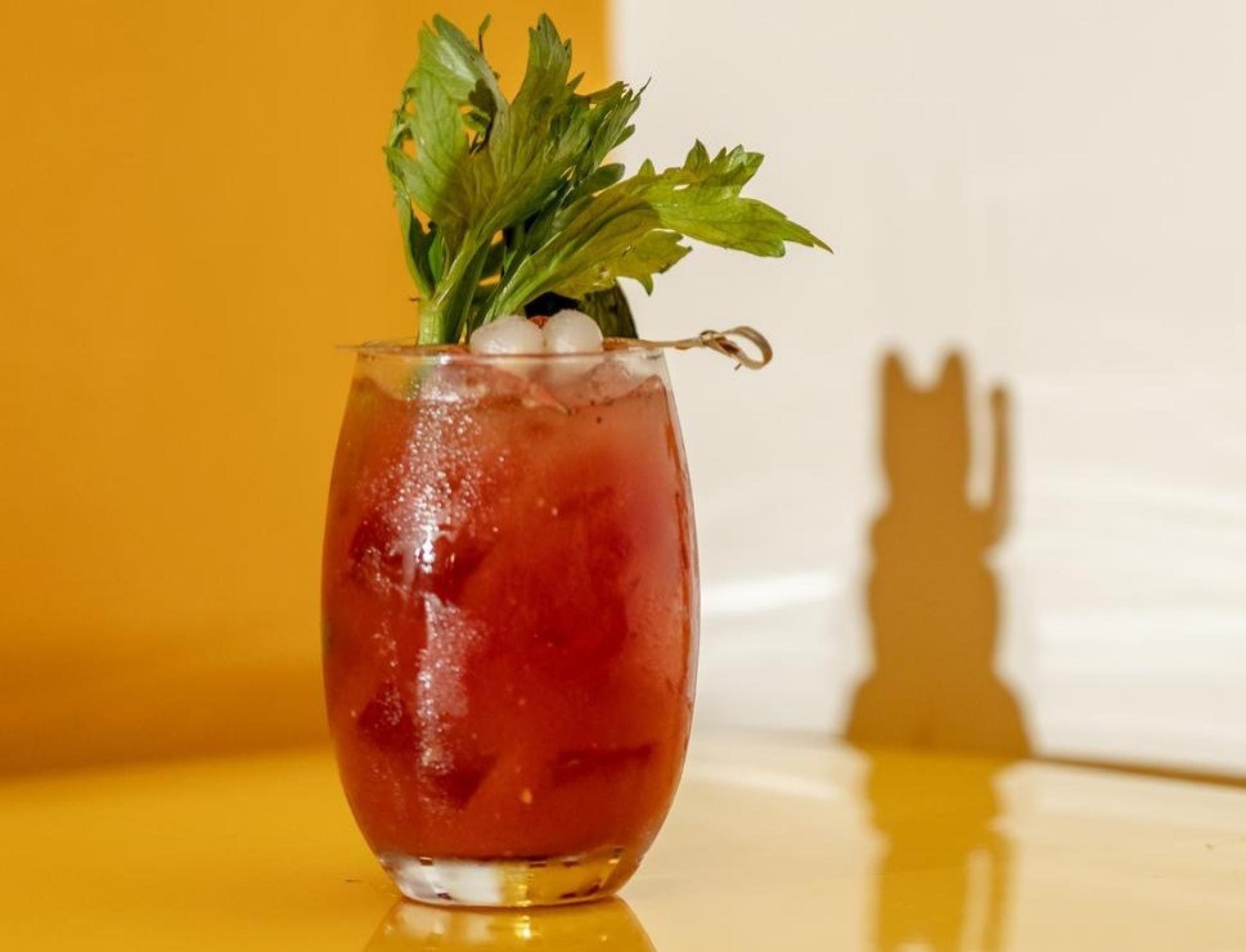 Bloody Mary cl&aacute;ssico do Bar Palito 