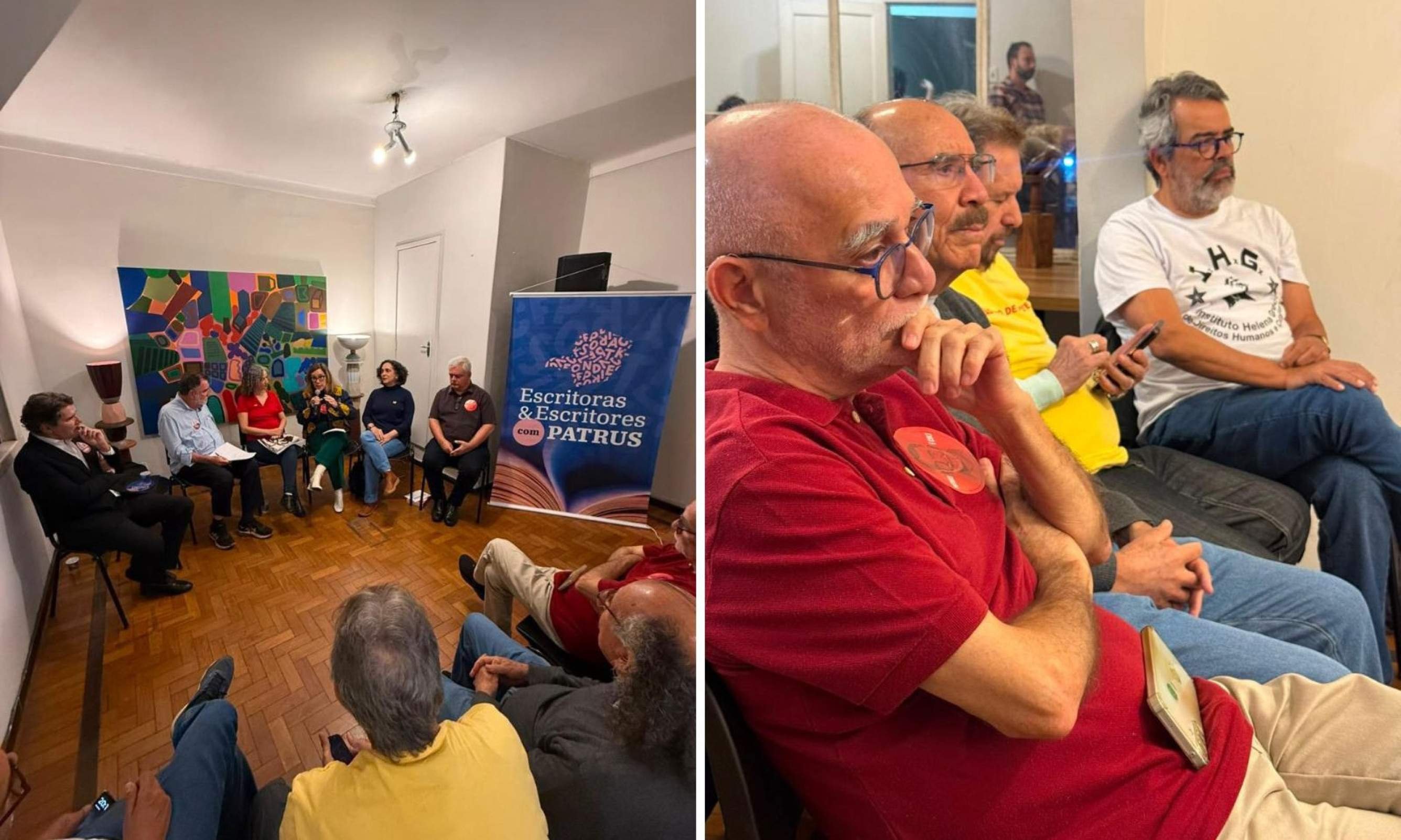 Patrus recebe manifesto de apoio de escritores mineiros
