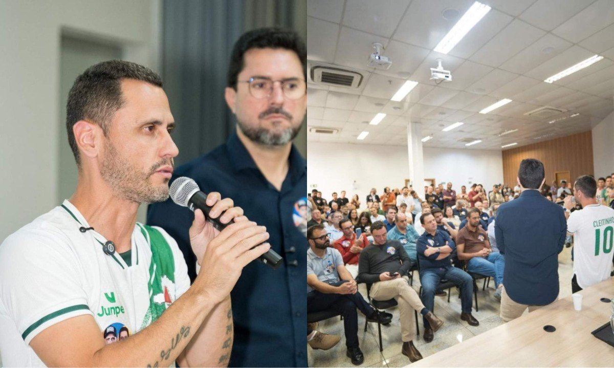 Encontro de Cleitinho e Falcão com prefeitos foi em BH - (crédito: Rafael Marques/UVfotoevideo)