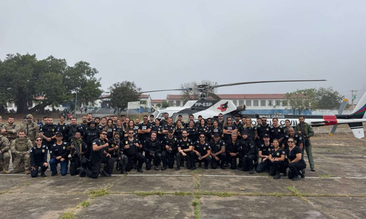 Operação "Dominó" em Almenara mobilizou 121 policiais - (crédito: Polícia Civil de MG/divulgaçao)