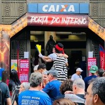 Greve dos bancários: ato marca início da paralisação em BH - Edésio Ferreira/EM/DA. Press