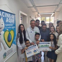 Ministro celebra em Minas 1 milhão de crianças vacinadas com a Pneumo 20 - Luiz Ribeiro/DA Press