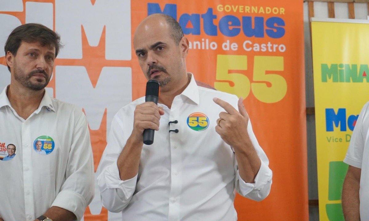 Mateus Simões se reuniu com prefeitos em Diamantina onde criticou os adversários - (crédito: Divulgação)