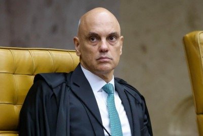 Alexandre de Moraes descarta se afastar ou mesmo renunciar -  (crédito: Foto: Gustavo Moreno/STF)