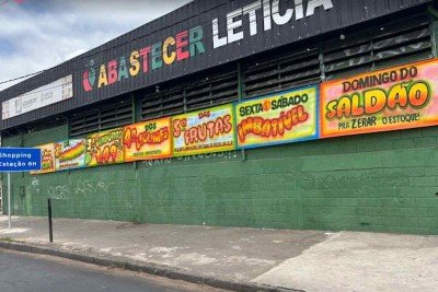 Apesar do susto, ninguém ficou ferido -  (crédito: Abastecer Letícia/Reprodução)