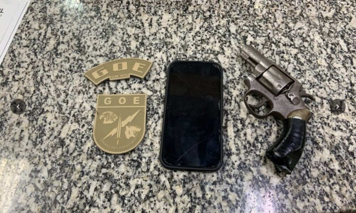 Dupla é presa após assalto com arma de fogo na operação do Rock in Rio - (crédito: Tupi)