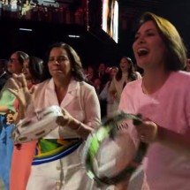 Michelle Bolsonaro marca presença em conferência de mulheres evangélicas - Redes sociais