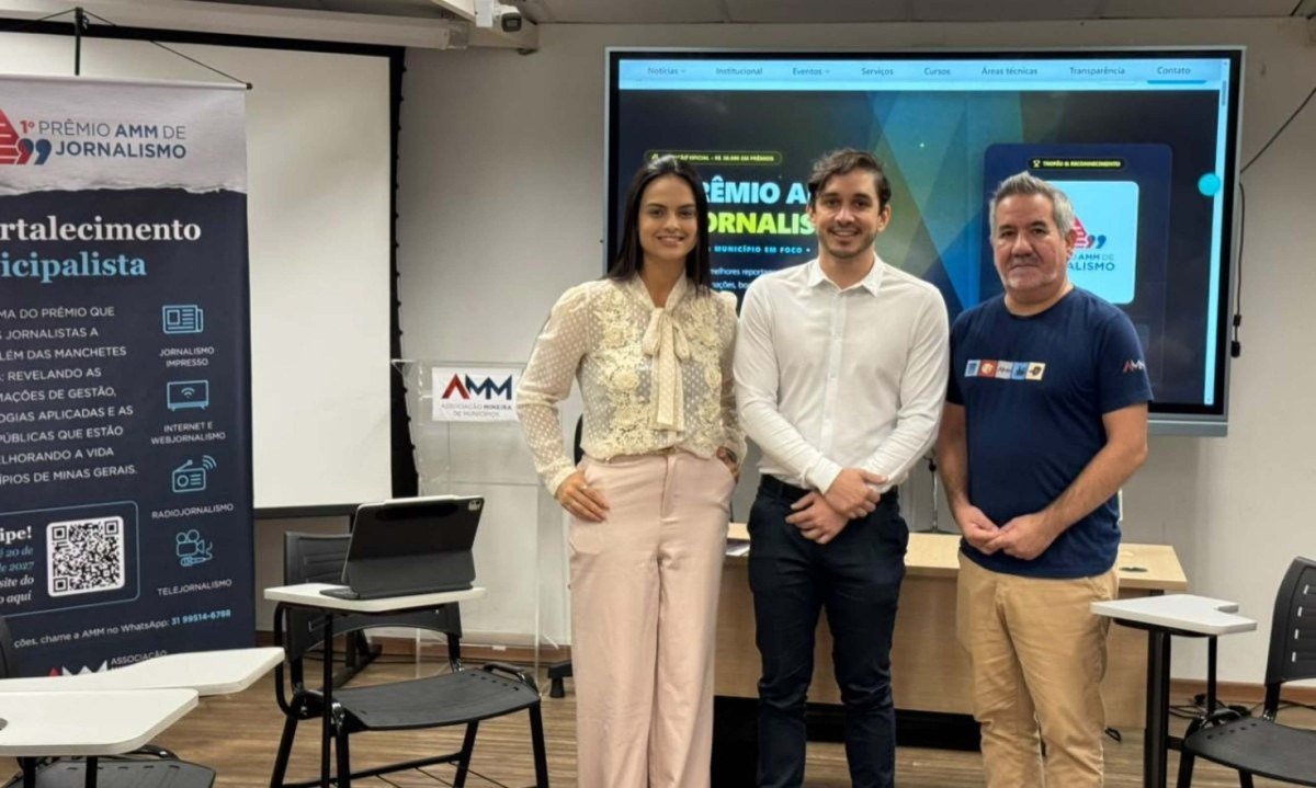 AMM lança primeira edição do prêmio que reconhece trabalhos jornalísticos voltados às realidades e aos avanços dos municípios mineiros - (crédito: Divulgação AMM)