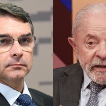 Lula tenta se descolar da crise no STF e Flávio aposta em Lulinha no caso INSS - Foto: Andressa Anholete/Agência Senado/Tânia Rêgo/Agência Brasil