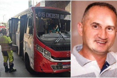 O motorista Vagner Samuel de Almeida morreu aos 44 anos -  (crédito: Corpo de Bombeiros - TV Alterosa/Reprodução)