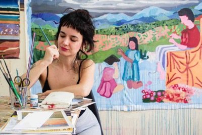 Mineira radicada em S&atilde;o Paulo, Renata Laguardia tem 15 anos de carreira nas artes visuais -  (crédito: Divulga&ccedil;&atilde;o)