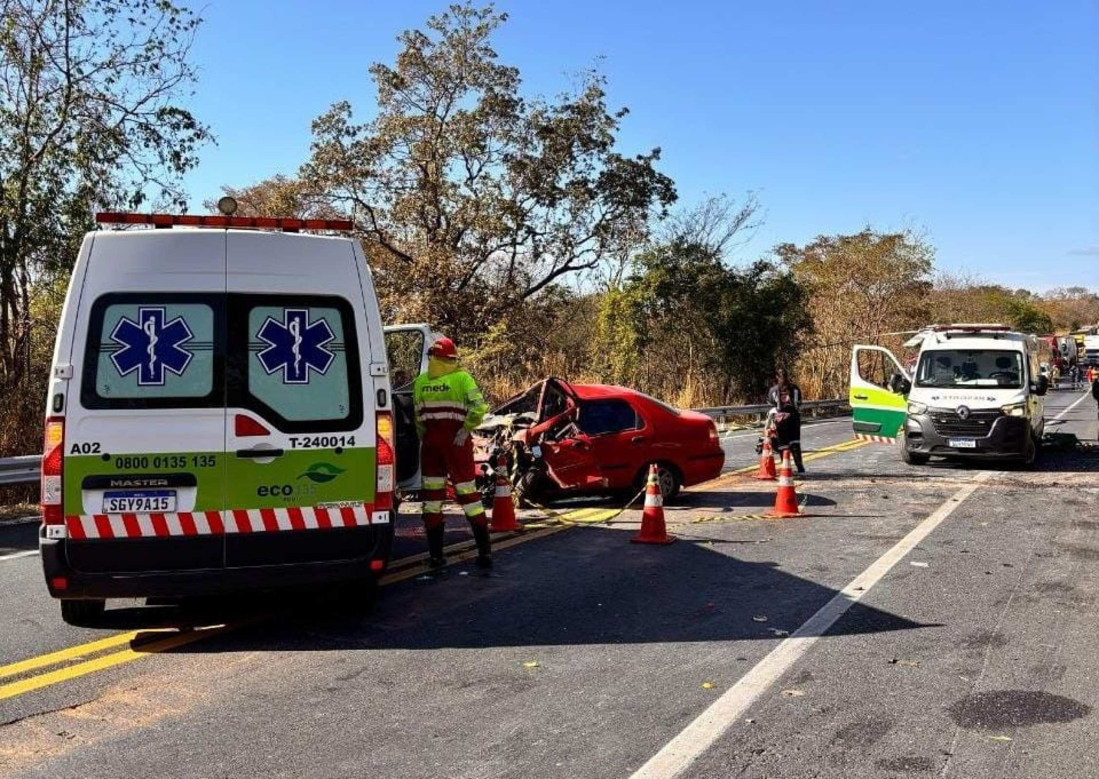 Batida frontal mata 2 mulheres na MGC-135; acidente deixa ainda 2 feridos