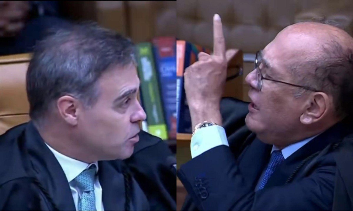 Gilmar Mendes acusou André Mendonça de atuar com interesse político eleitoral - (crédito: Reprodução/TV Justiça)