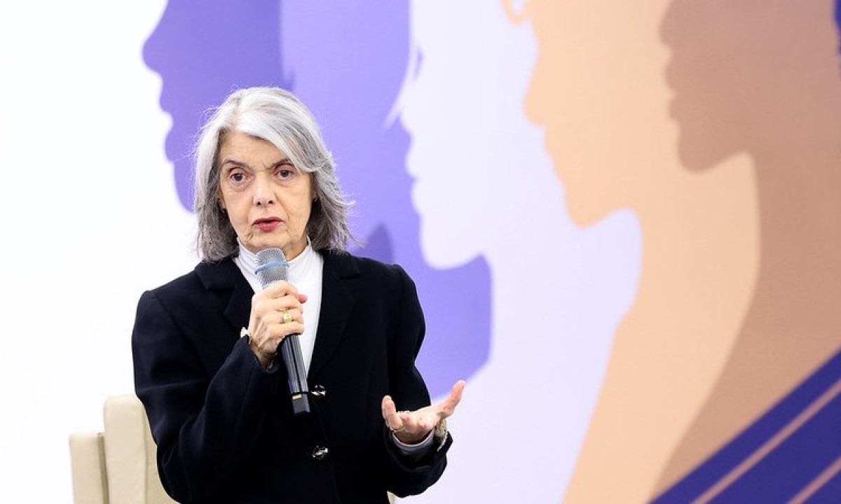 Ministra Cármen Lúcia, primeira integrante do STF a receber o Troféu Juca Pato de intelectual do ano - (crédito: Rosinei Coutinho/STF)