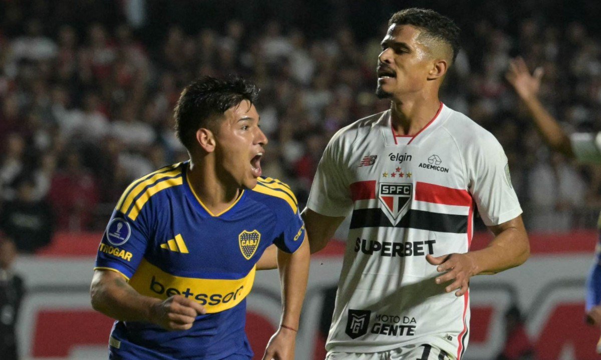Boca sofre no fim, mas empata com São Paulo e vai à semi da Sul-Americana - (crédito: No Ataque Internacional)
