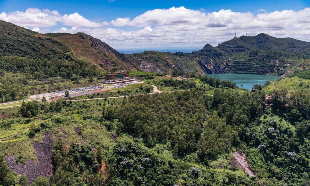 Bairros de Nova Lima estão na Zona de Autossalvamento (ZAS) das barragens 5-MAC, 6, 7A e 7B, da Mina de Águas Claras (MAC) - (crédito: Vale/Divulgação)