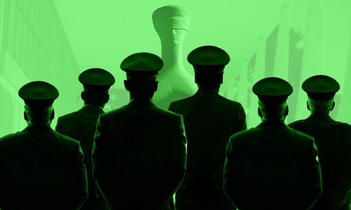 Forças Armadas fazem questão de ficar de fora da crise do STF - (crédito: Arte: Daniel Medeiros/PlatôBR)