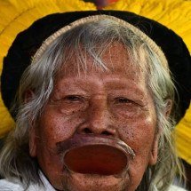 Cacique Raoni é diagnosticado com câncer e recebe cuidados paliativos - AFP