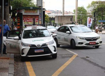 As medidas foram adotadas após demandas apresentadas pela categoria e incluem ainda mudanças na utilização dos pontos de parada do transporte coletivo e ações de sinalização dos pontos de táxi -  (crédito: Marcos Vieira/EM/DA.Press)
