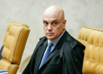 Ministro Alexandre de Moraes em sessão plenária do STF -  (crédito: Sophia Santos/STF)