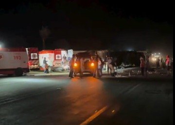 Equipes de resgate foram mobilizadas para atender &agrave; ocorr&ecirc;ncia -  (crédito: Reprodu&ccedil;&atilde;o)