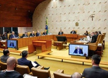 Do ponto de vista institucional, o STF é o grande perdedor da sessão de ontem -  (crédito: Rosinei Coutinho/STF/AFP)