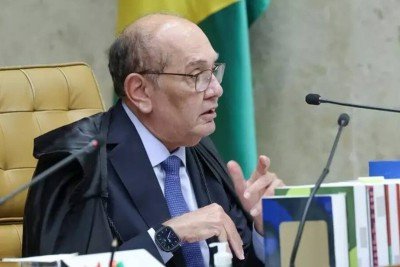 Gilmar Mendes faz piada com a TV Globo e Fachin responde: ‘É improvável’ -  (crédito: Tupi)