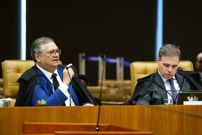 No Supremo, ministro Fl&aacute;vio Dino solicita investiga&ccedil;&atilde;o de v&iacute;nculos entre Banco Master e Instituto Iter -  (crédito: Gustavo Moreno/STF)