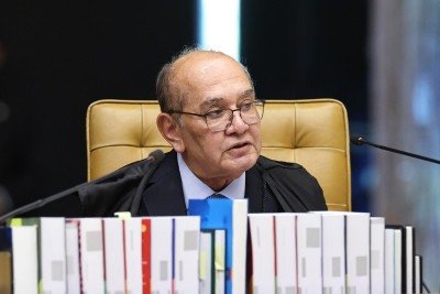 Ministro Gilmar Mendes em seção  -  (crédito:  Antonio Augusto)